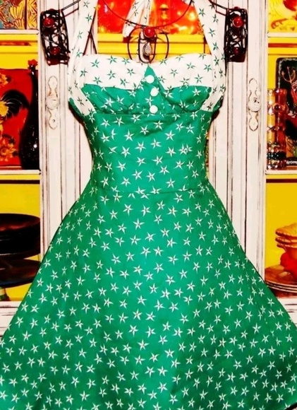 Vintage NWT Betsey Johnson Starfish Runway dress - Picture 2 of 10